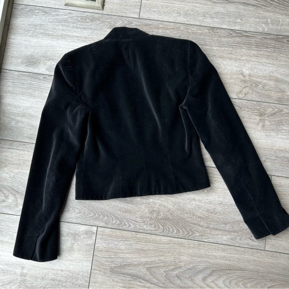Club  Monaco Stand Collar Velvet Blazer - Picture 14 of 15